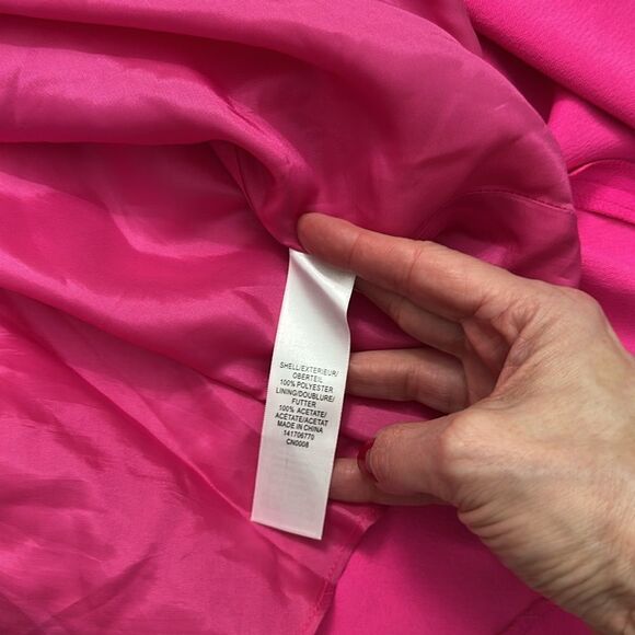 Gianni Bini hot pink mini dress 2 beaded multicolor stones - Picture 7 of 8